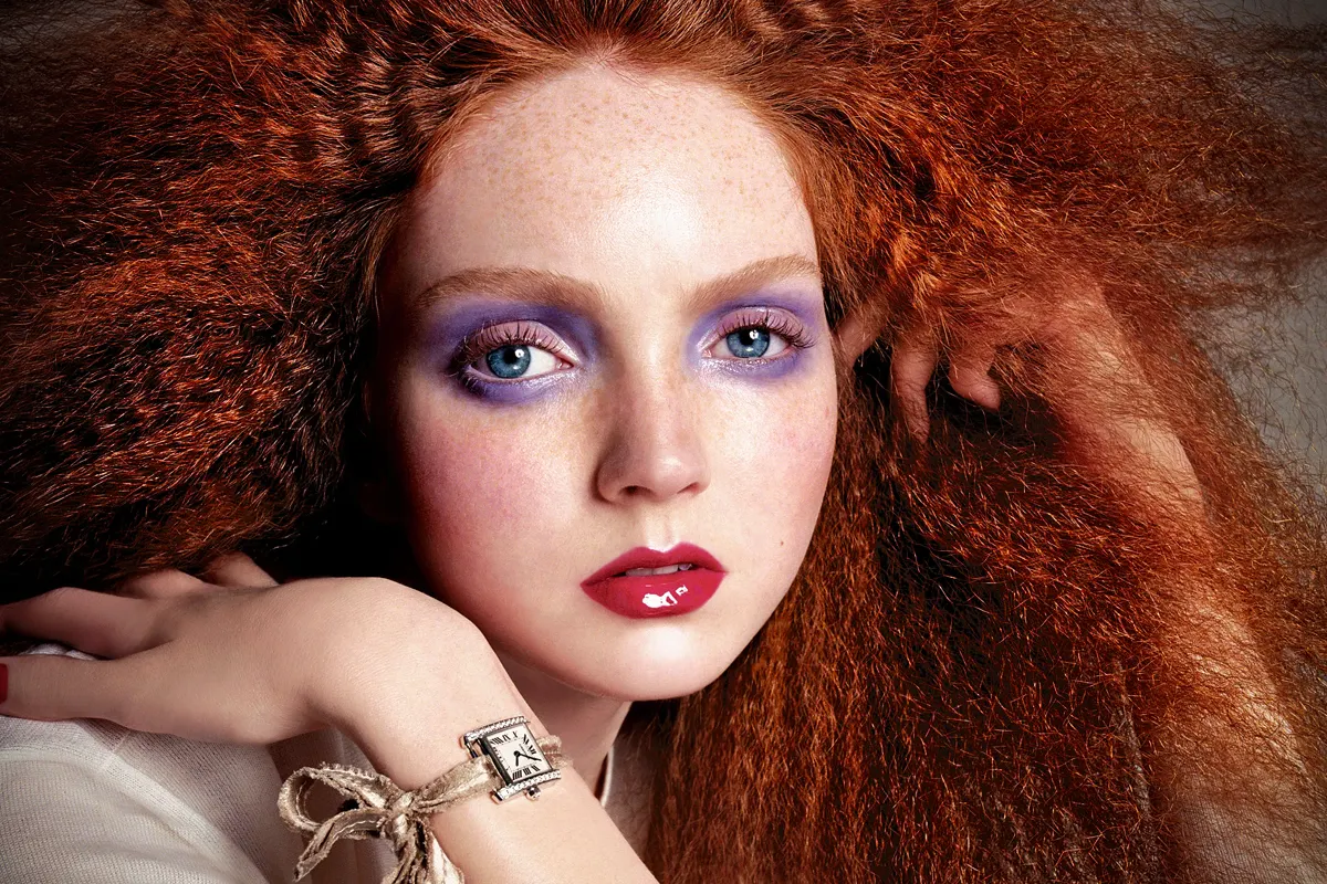 Lily Cole by Steven Meisel, Vogue, May 2004