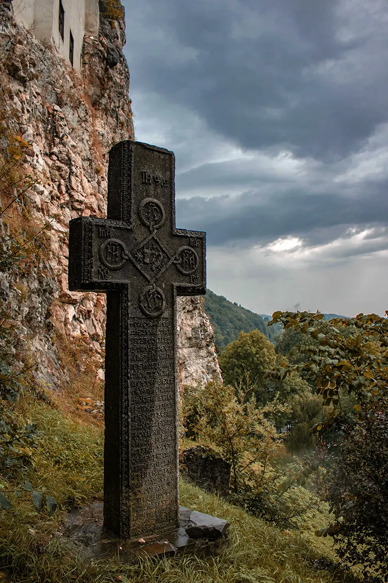 Dracula's Castle cross near Bran